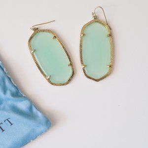 Mint Kendra Scott Drop Earrings